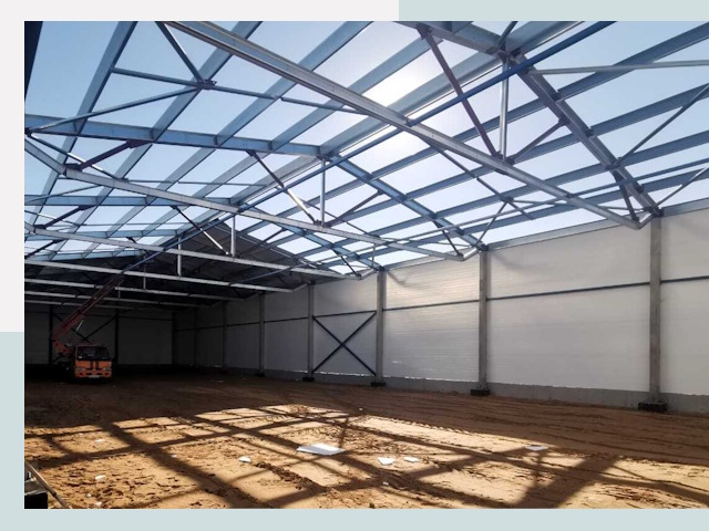 Строительство сенохранилищ в Шатуре