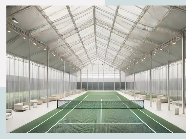 Строительство теннисных кортов в Шатуре