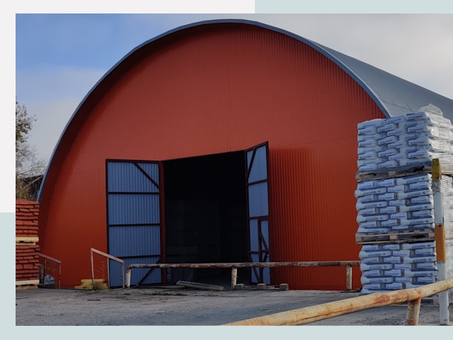 Полукруглые ангары по цене от 615 руб. в Шатура