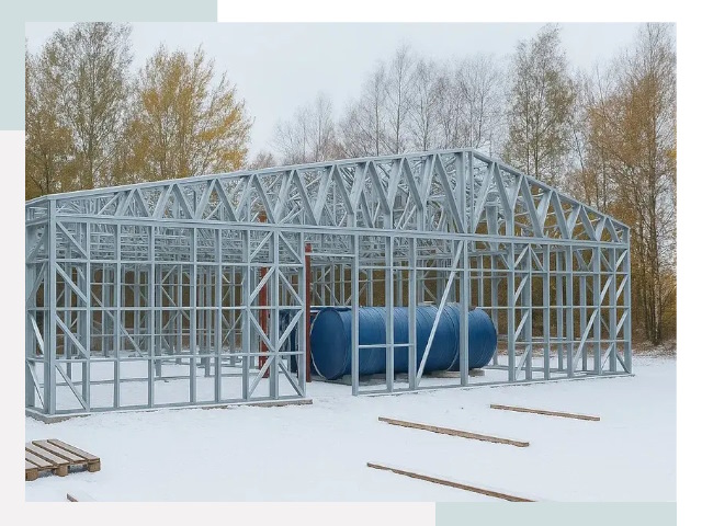 Металлические ангары в Шатуре