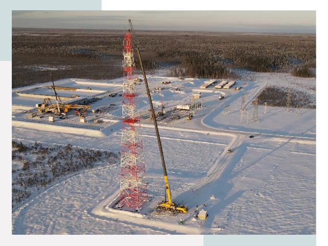 Мачты связи в Шатуре