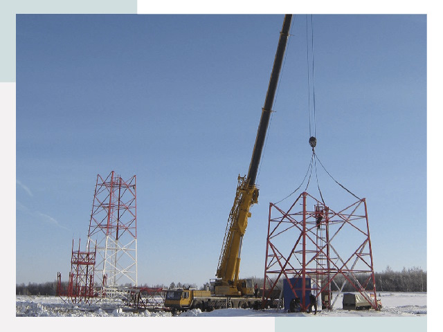 Монтаж вышек связи в Шатуре