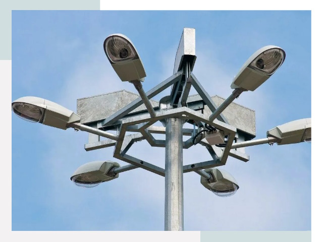 Монтаж осветительных мачт в Шатуре