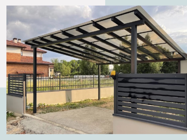 Металлические навесы в Шатура от 615 руб. за м²