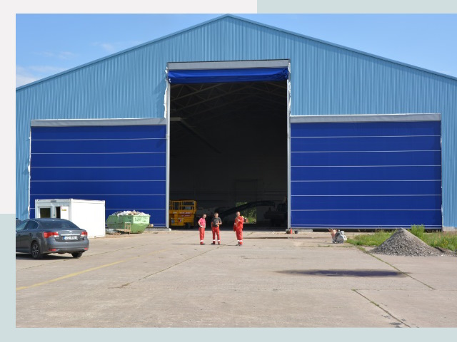 Ангарные ворота в Шатура от СтальСтрой-Штр по цене 615 руб.