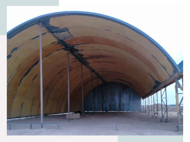 Реконструкция ангаров в Шатуре